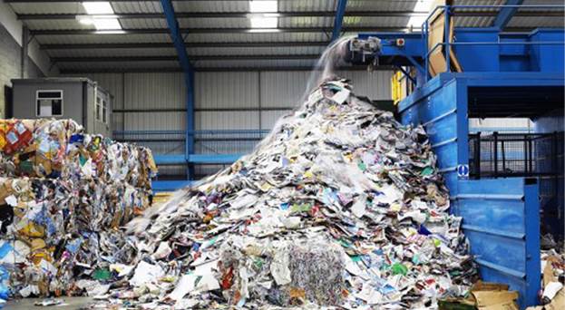 quy trình tái chế giấy