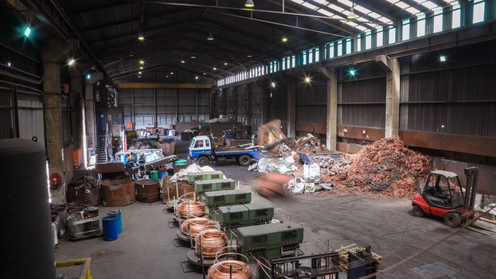 Nhà máy tái chế phế liệu Bảo Minh