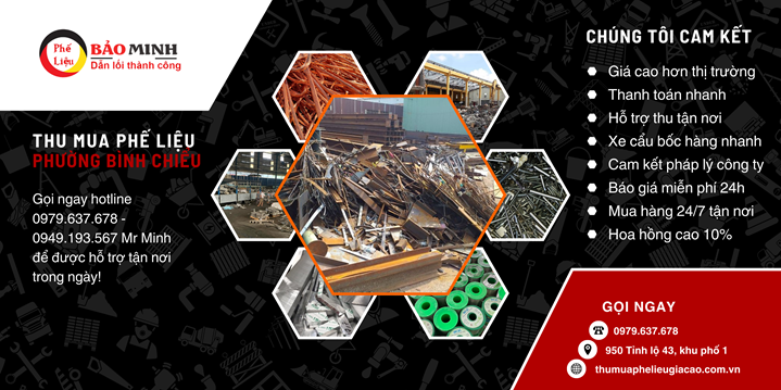 thu mua phế liệu uy tín tại Phường Bình Chiểu