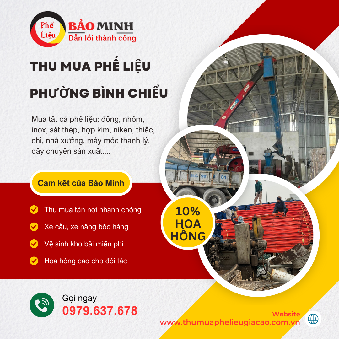 Thu mua phế liệu Phường Bình Chiểu (TP. Thủ Đức)