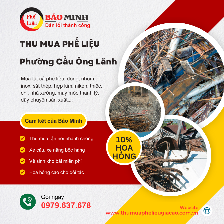 Thu mua phế liệu Phường Cầu Ông Lãnh