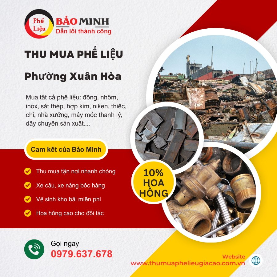 Thu mua phế liệu Phường Xuân Hòa