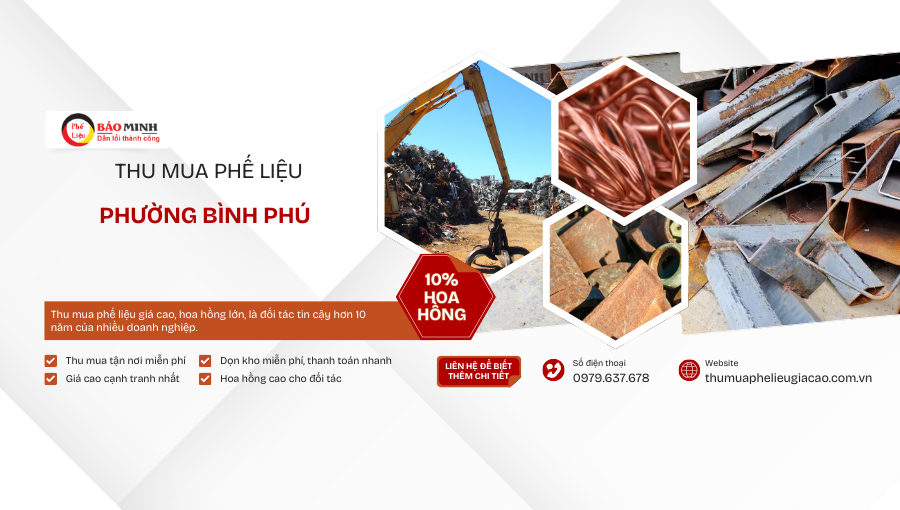 Thu mua phế liệu phường Bình Phú