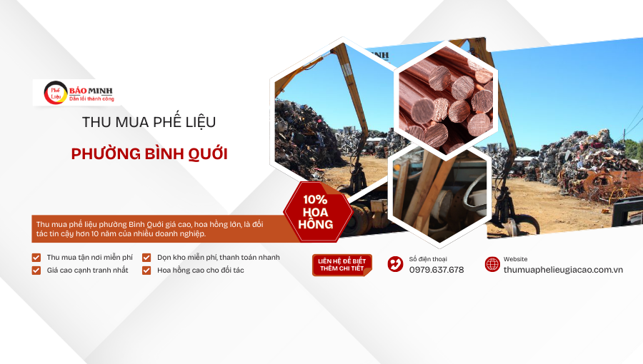 thu mua phế liệu Phường Bình Quới