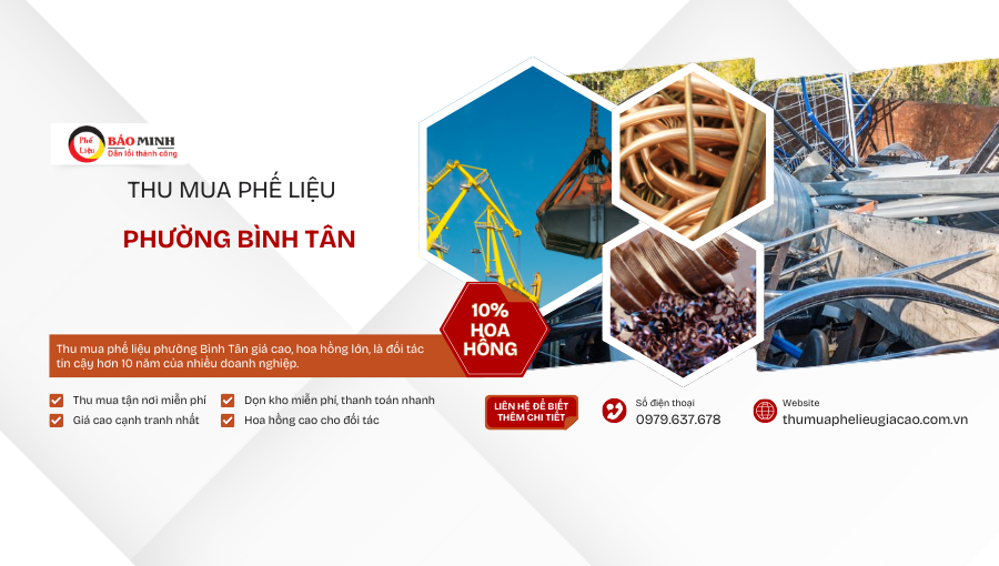 Thu mua phế liệu Phường Bình Tân