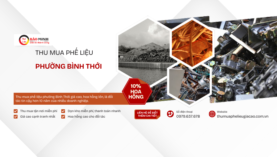 Thu Mua Phế Liệu Phường Bình Thới