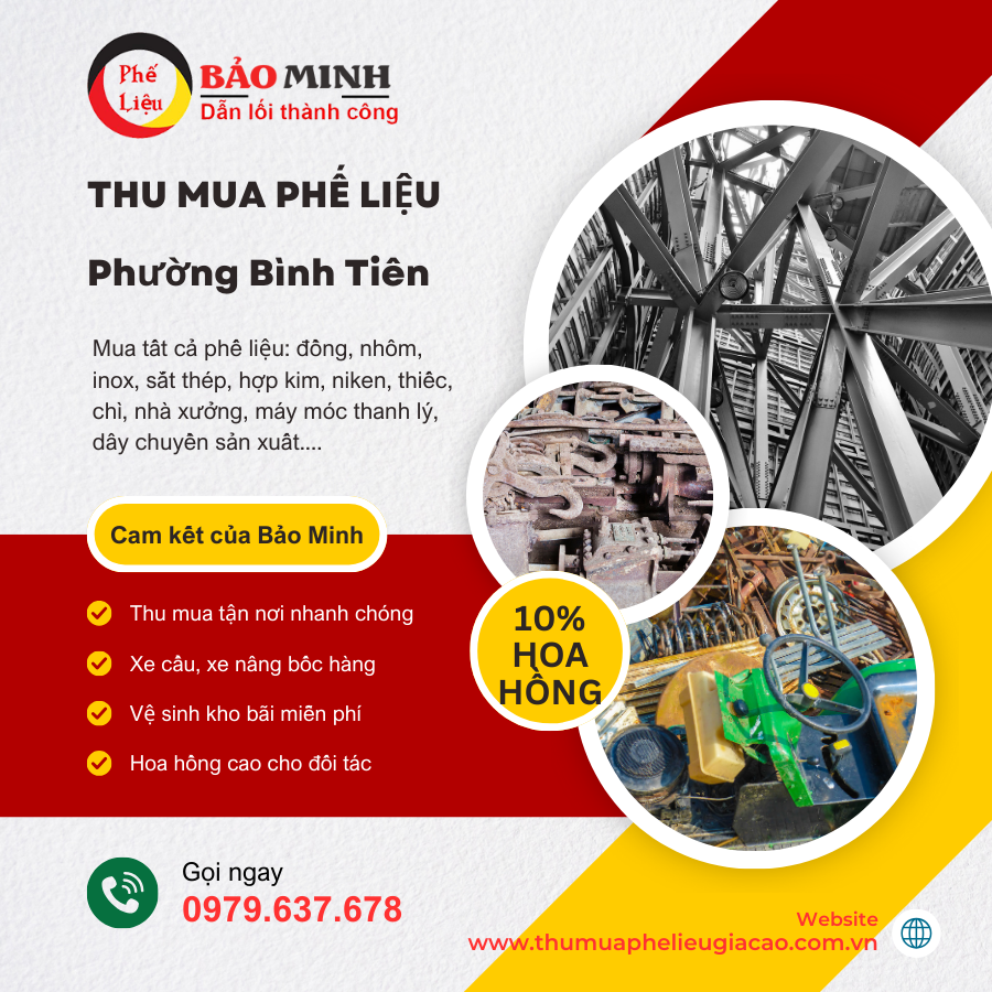 Thu mua phế liệu phường Bình Tiên