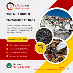 Thu Mua Phế Liệu Tại Phường Bình Trị Đông