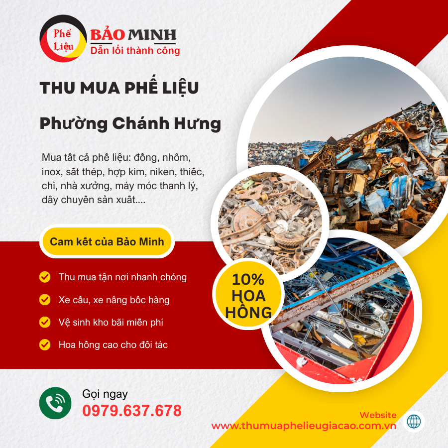 Thu mua phế liệu phường Chánh Hưng