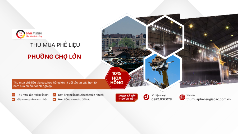 Thu mua phế liệu phường Chợ Lớn
