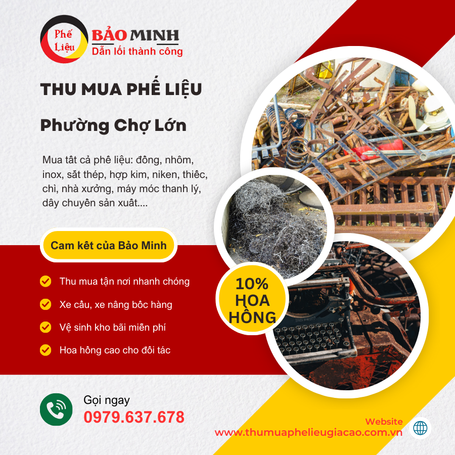 Thu mua phế liệu phường Chợ Lớn