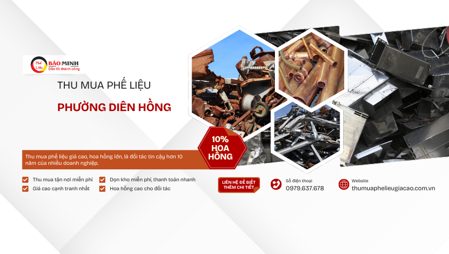 Thu mua phế liệu phường Diên Hồng