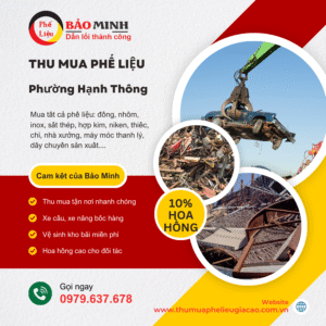 Thu mua phế liệu Phường Hạnh Thông