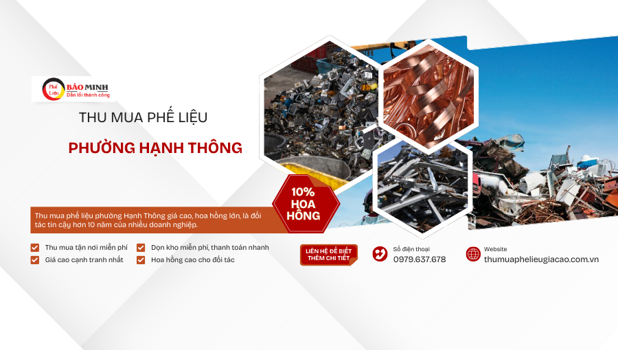Thu mua phế liệu Phường Hạnh Thông