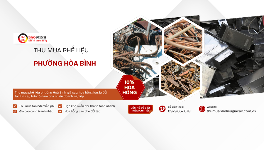 Thu mua phế liệu Phường Hòa Bình