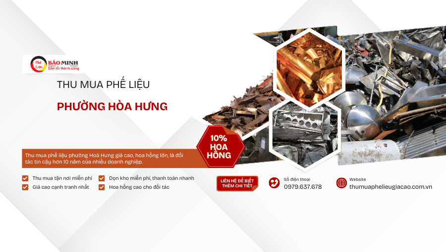 Thu Mua Phế Liệu Phường Hòa Hưng