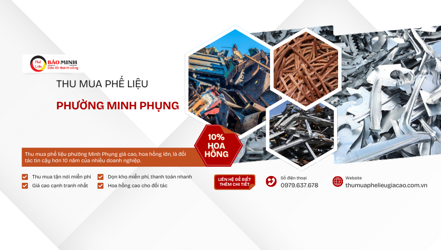 Thu Mua Phế Liệu Tại Phường Minh Phụng