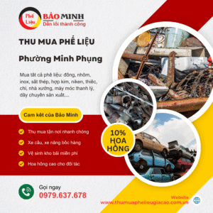 Thu Mua Phế Liệu Tại Phường Minh Phụng