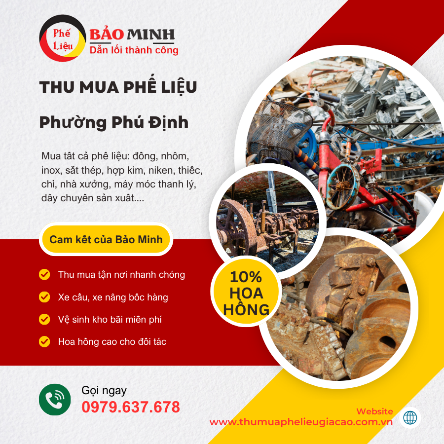 Thu Mua Phế Liệu Tại Phường Phú Định