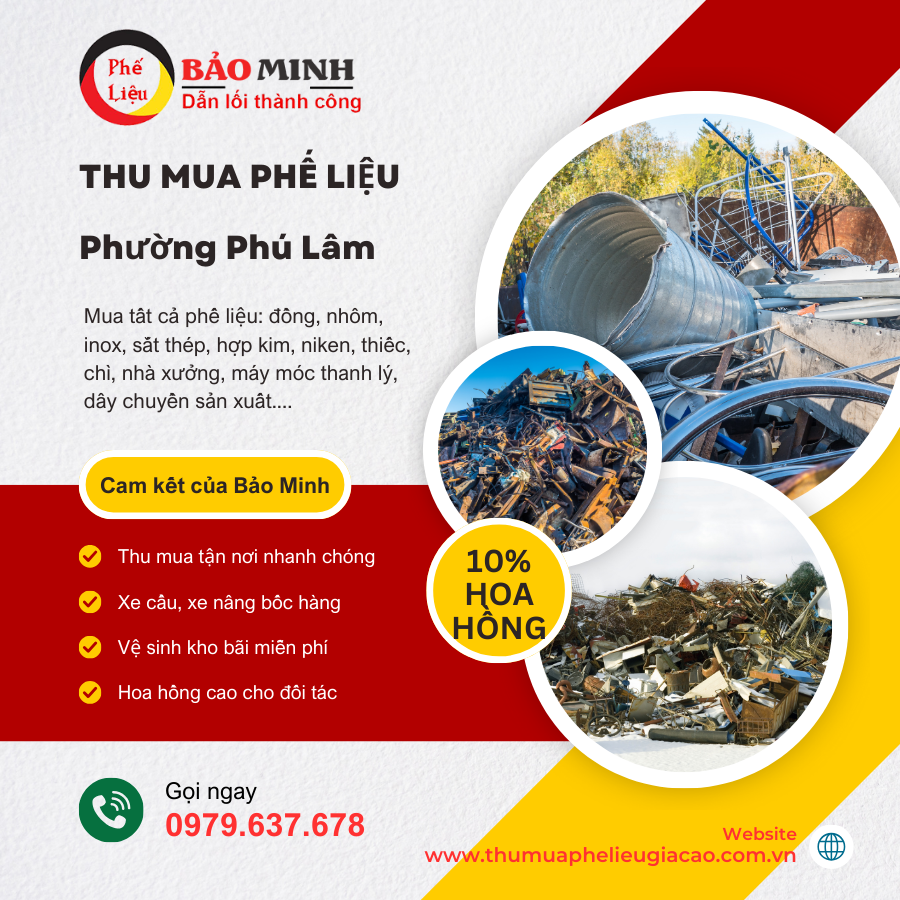 thu mua phế liệu phường Phú Lâm
