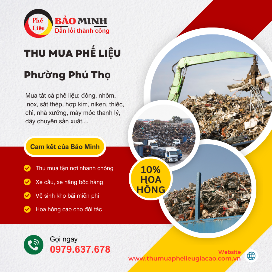 Thu mua phế liệu Phường Phú Thọ