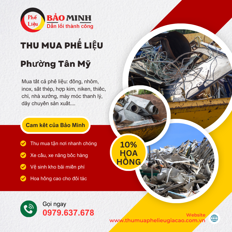 Thu mua phế liệu phường Tân Mỹ