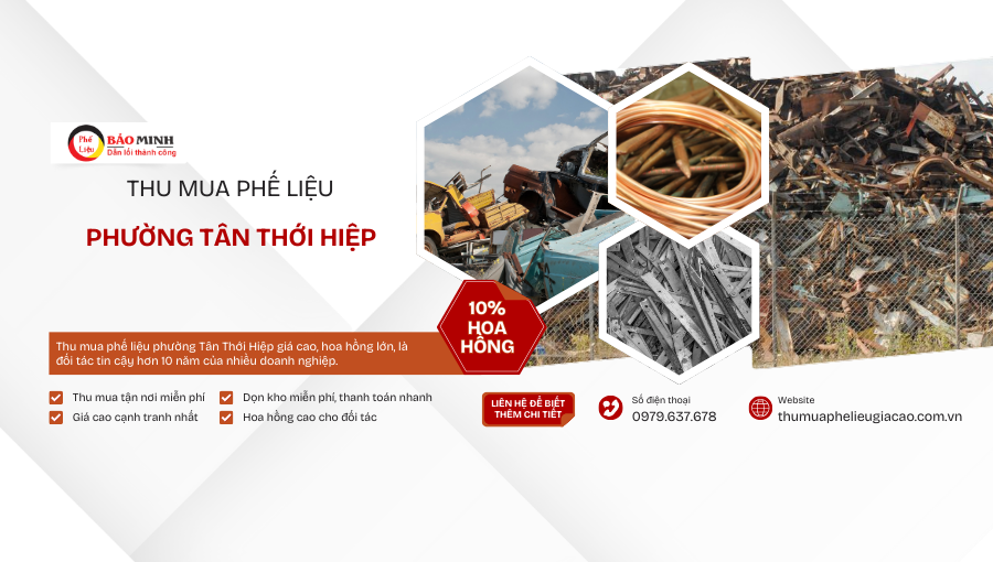 Thu Mua Phế Liệu Tại Phường Tân Thới Hiệp