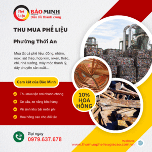 Thu Mua Phế Liệu Tại Phường Thới An