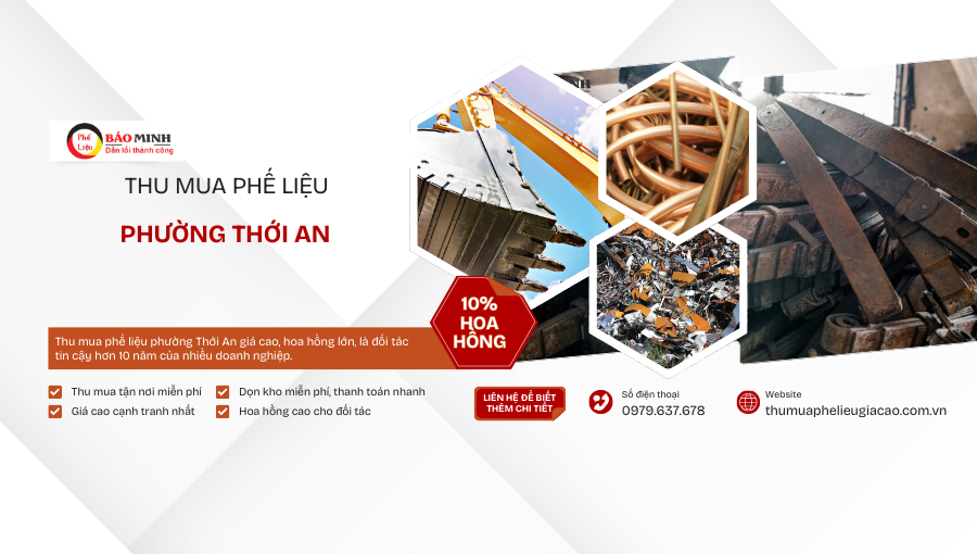 Thu Mua Phế Liệu Tại Phường Thới An