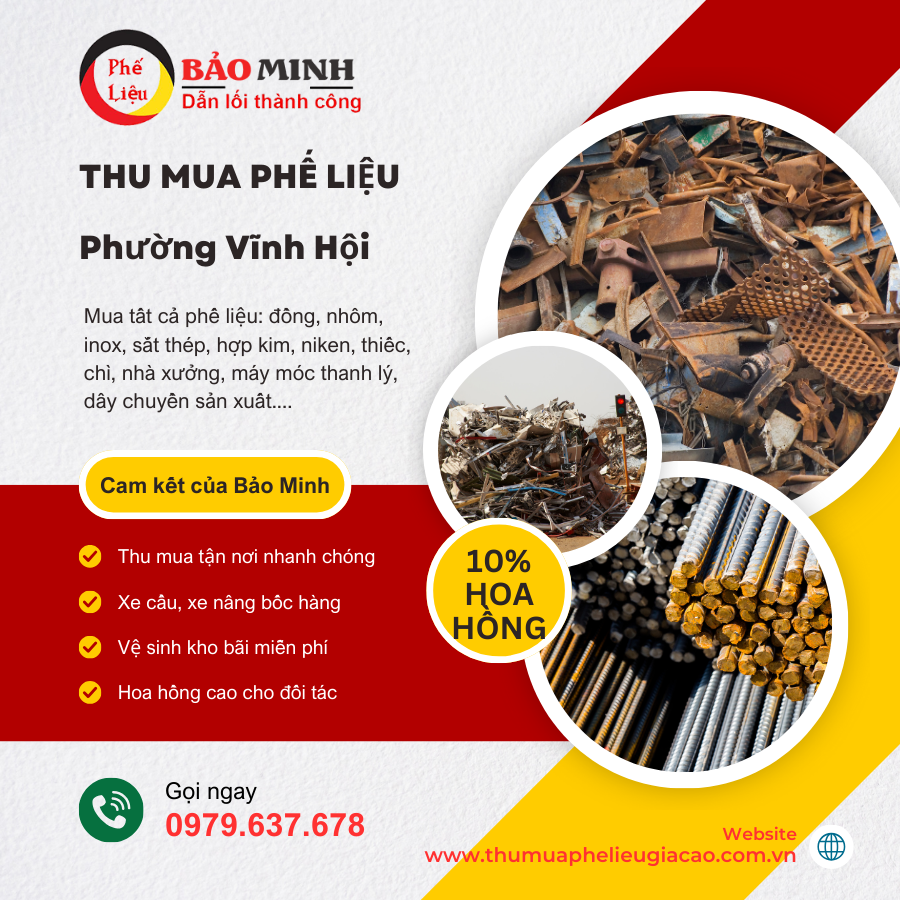 Thu Mua Phế Liệu Tại Phường Vĩnh Hội