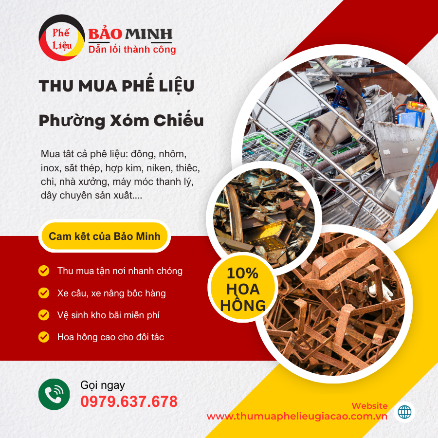 Thu Mua Phế Liệu Tại Phường Xóm Chiếu